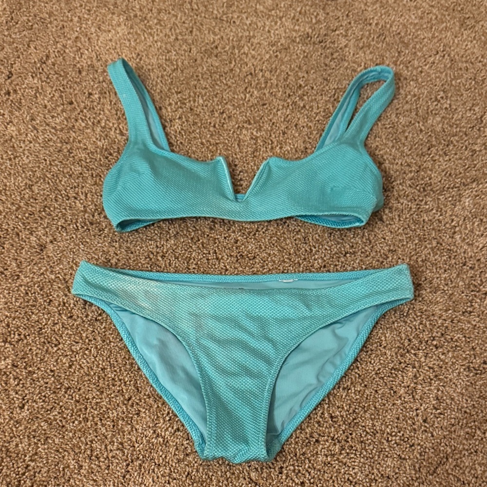 Aerie Teal Bikini Set